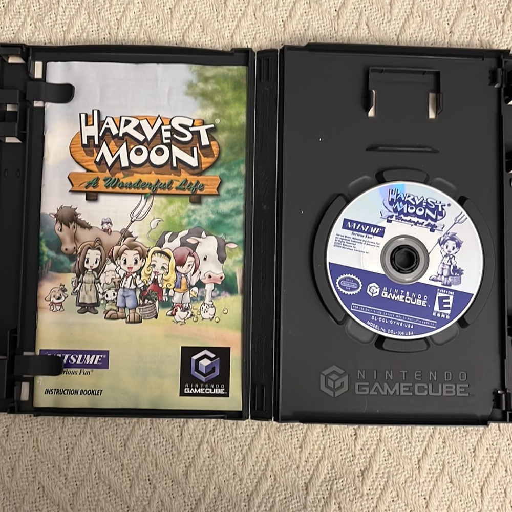 Nintendo game cube: Harvest Moon A Wonderful Life GC Game - Picture 2 of 3